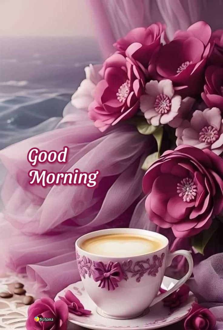 🍵 🌷 💐 🌺 🌸⚘🌸 🌺 💐 🌷🍵
Good Morning Friends 🤗 Wishing Everyone A Great Day, and Brand New Week Ahead ❤🤗😙☺😚😘