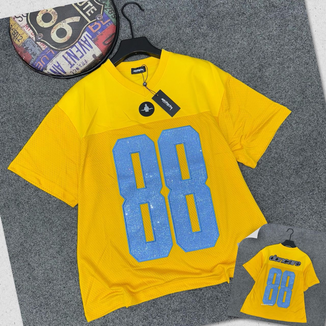 22SS Faux Croc Football Jersey TシャツXL Supreme Faux Croc