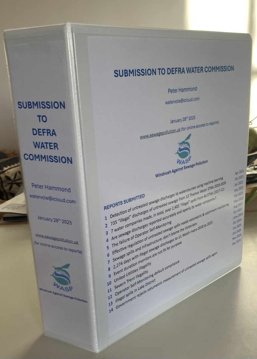 Peter Hammond (@watervole3) on Twitter photo <a href="/paulpowlesland/">Paul Powlesland</a> Cunliffe doesn't refer to "illegality". Only once to "illegal" saying it is difficult to say "whether a storm overflow discharge is legal or illegal. I submitted extensive evidence of water company illegality but no reference is made.
<a href="/Feargal_Sharkey/">Feargal Sharkey</a> <a href="/MattStaniek/">MattStaniek</a> <a href="/WindrushWasp/">Windrush WASP</a> <a href="/paulpowlesland/">Paul Powlesland</a> Cunliffe doesn't refer to "illegality". Only once to "illegal" saying it is difficult to say "whether a storm overflow discharge is legal or illegal. I submitted extensive evidence of water company illegality but no reference is made.
<a href="/Feargal_Sharkey/">Feargal Sharkey</a> <a href="/MattStaniek/">MattStaniek</a> <a href="/WindrushWasp/">Windrush WASP</a>