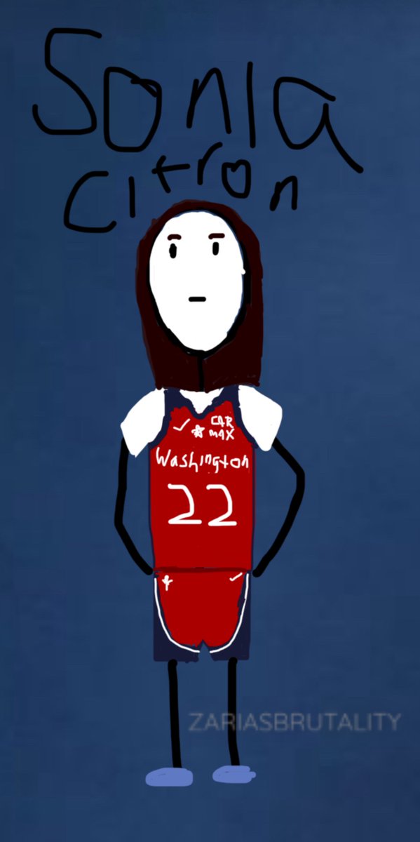 ZARIASBRUTALITY's tweet image. In honour of her All-Star debut, I drew @CitronSonia
(Shout out to @SoniaCitronGOAT for the request, hope you like it 😁)