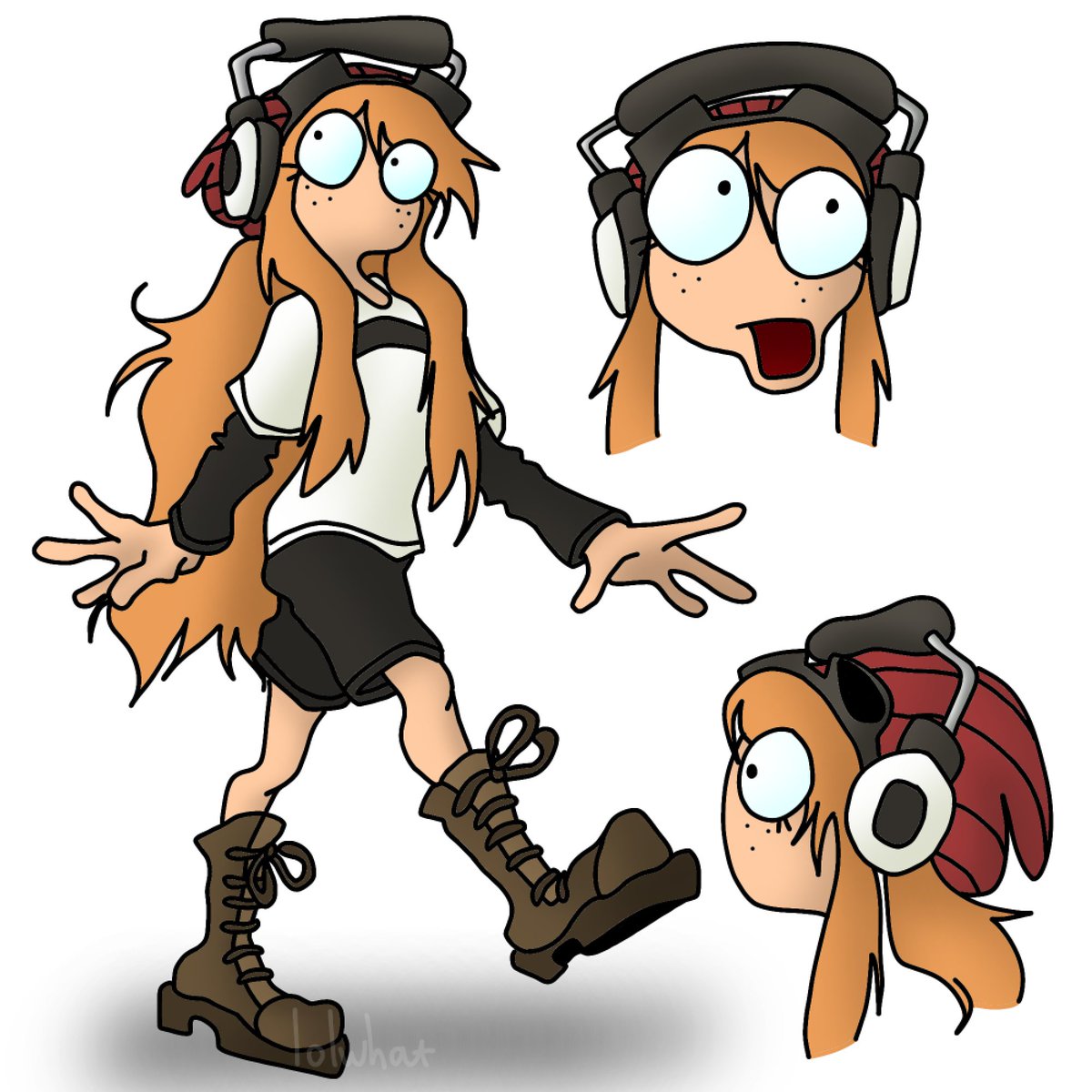 LolWhatAYDH's tweet image. Some doodles in Edna &amp;amp; Harvey artstyle💥
#smg4
