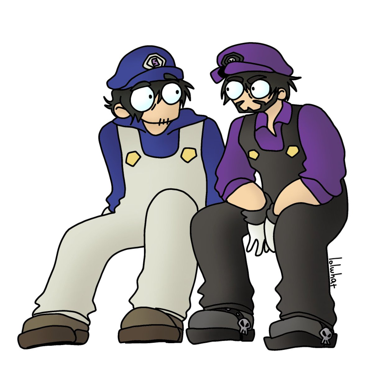 LolWhatAYDH's tweet image. Some doodles in Edna &amp;amp; Harvey artstyle💥
#smg4