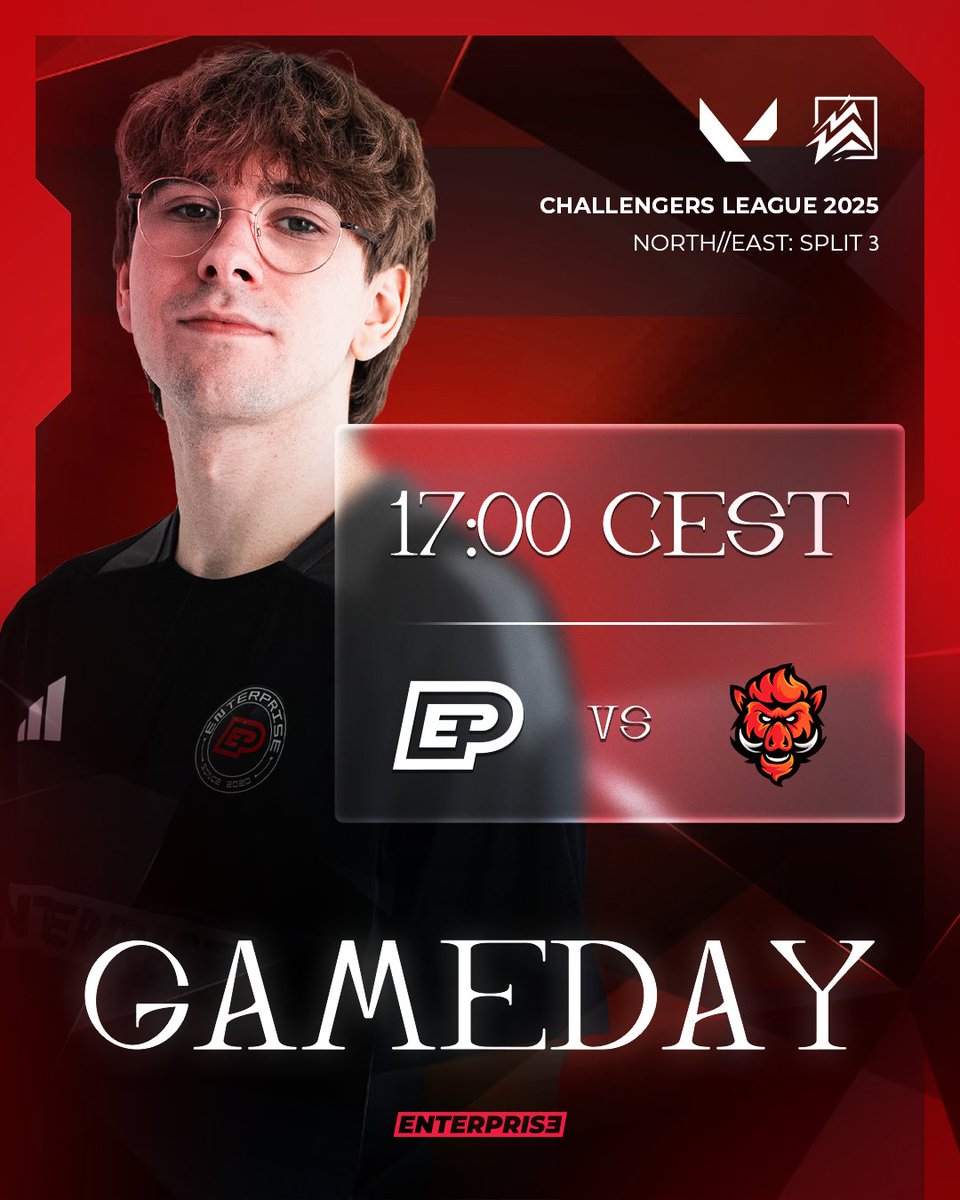 enterprise_esp's tweet image. One win away from the playoffs! 🏆 Let's go for it! 🙏
⚔️ 17:00 vs @BoarsVLR, GL & HF!
🇬🇧 twitch.tv/valorantleague…
🇨🇿 twitch.tv/vasek