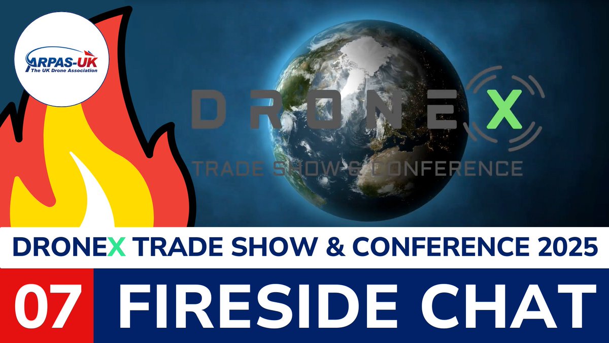 🔥 𝗪𝗔𝗧𝗖𝗛: 𝗙𝗶𝗿𝗲𝘀𝗶𝗱𝗲 𝗖𝗵𝗮𝘁 𝟬𝟳 | 𝗗𝗿𝗼𝗻𝗲𝗫 𝗧𝗿𝗮𝗱𝗲 𝗦𝗵𝗼𝘄 &amp; 𝗖𝗼𝗻𝗳𝗲𝗿𝗲𝗻𝗰𝗲 𝟮𝟬𝟮𝟱 🔥 We speak with Show Director, Adnan Hiroli of DroneX Tradeshow &amp; Conference to tell us more - arpas.uk/fireside-chat-… - #droneX #uav #uas #droneindustry #droneshow