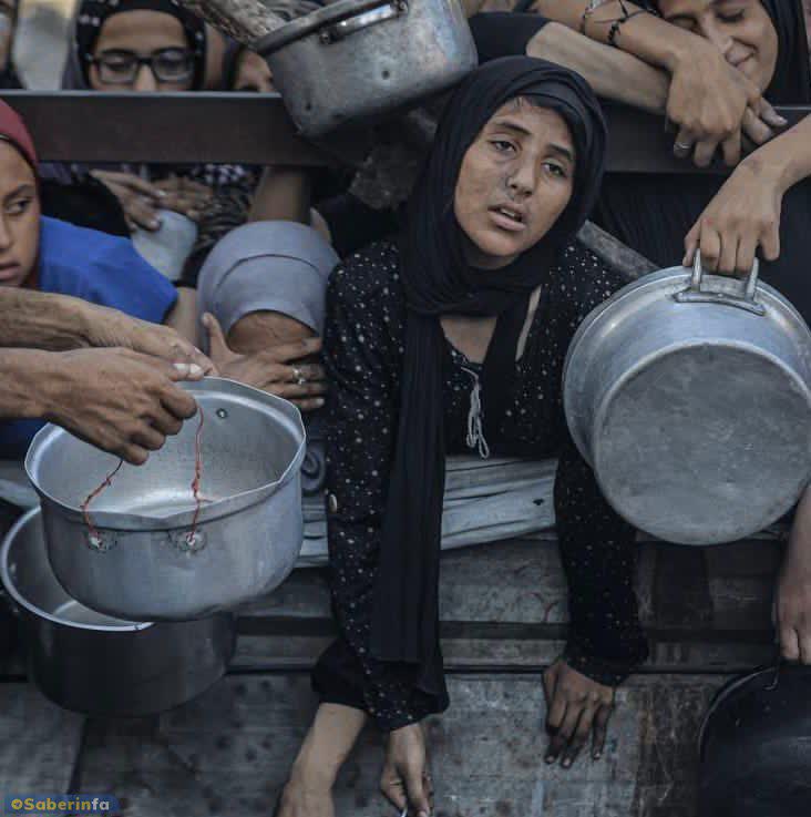 Abolfath's tweet image. حتی نمی شود جمله ای نوشت.
#غزه
#غزه_گرسنه_است