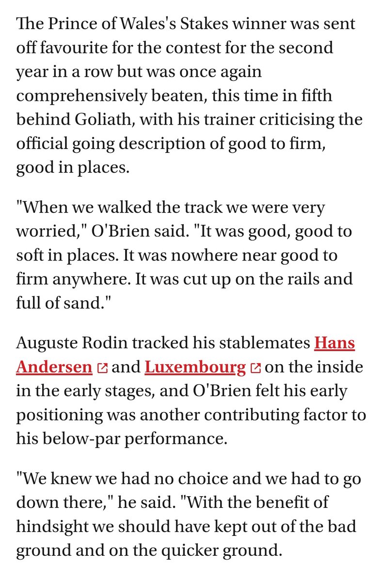 racingblogger's tweet image. ‼️ You've got to hope @Ascot DON'T water the track anymore before the King George on Saturday.
There's nothing wrong with good to firm ground for flat horses in the summer.
#Ascot #KingGeorge
