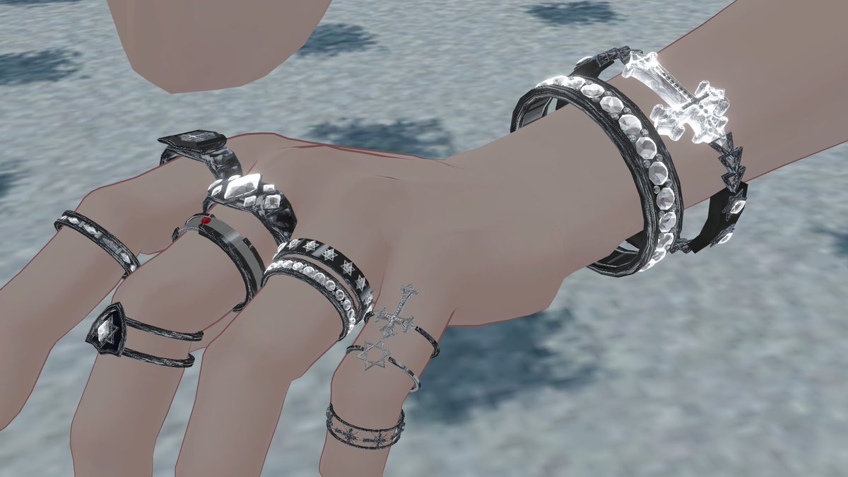 UNi__VRchat's tweet image. 7月最後の商品はring&braceletです💎
ring10個とbracelet2個
対応アバターは前回同様21アバター予定
対応してほしいアバターあればリプください!
なるべく対応させていただきます💍
#VRC #VRChat #うにスマイル