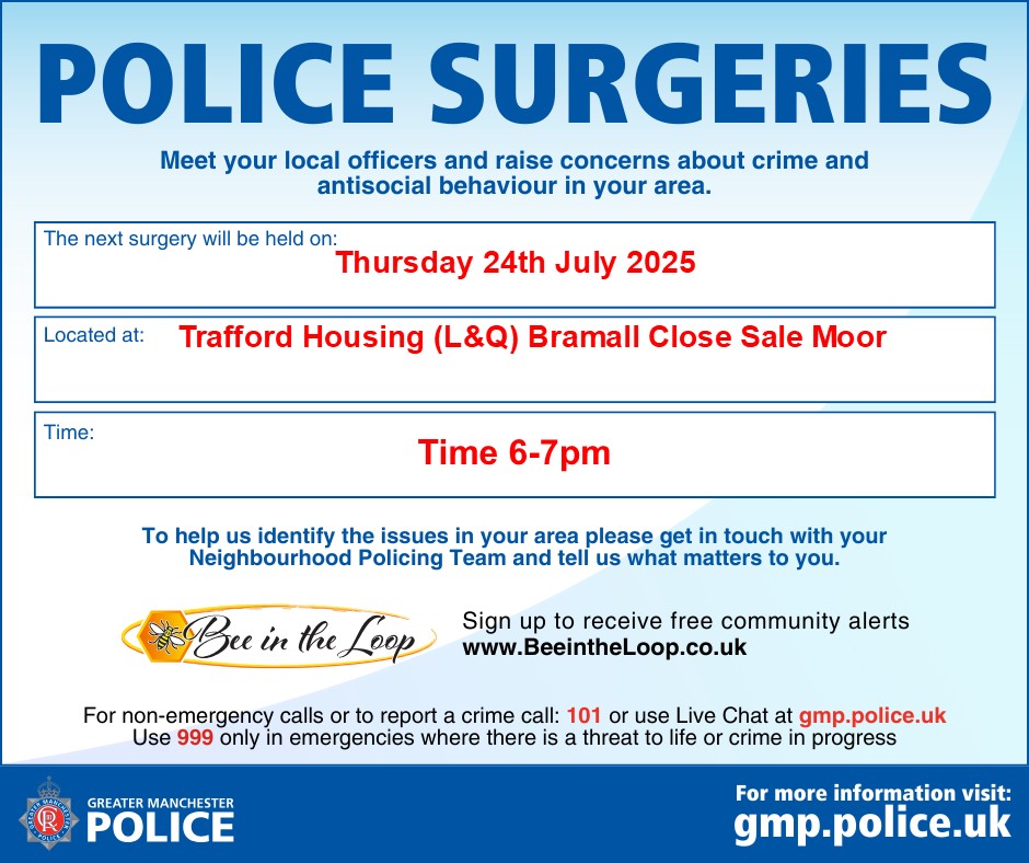 GMPTrafford's tweet image. Come along and meet your local PCSO