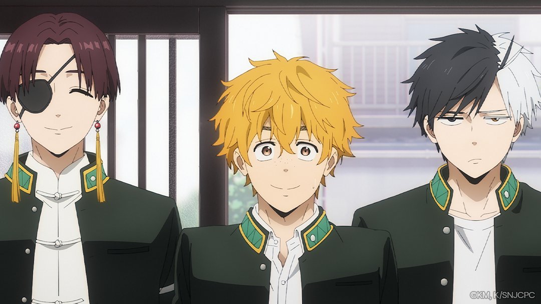 Crunchyroll's tweet image. Three poses for camera-shy people 📸 (via WIND BREAKER Season 2)