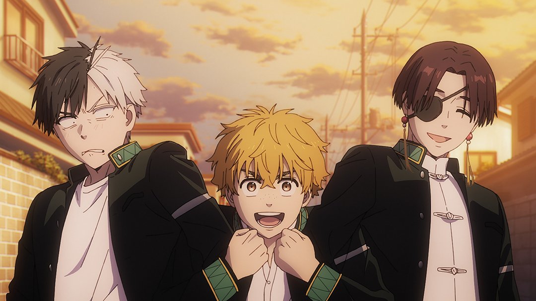 Crunchyroll's tweet image. Three poses for camera-shy people 📸 (via WIND BREAKER Season 2)