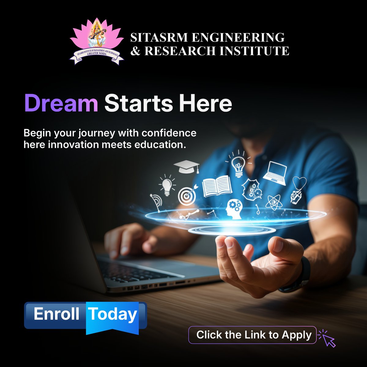 seri_grnoida's tweet image. Dream big. Engineer the future! 💡 At SITASRM Engineering & Research Institute, innovation meets education. Cutting-edge tech & industry exposure await. Enroll Today!
Contact us:
9560201536
seri.net.in
#BTech #FutureTech #StudyEngineering #EnrollNow #SERI