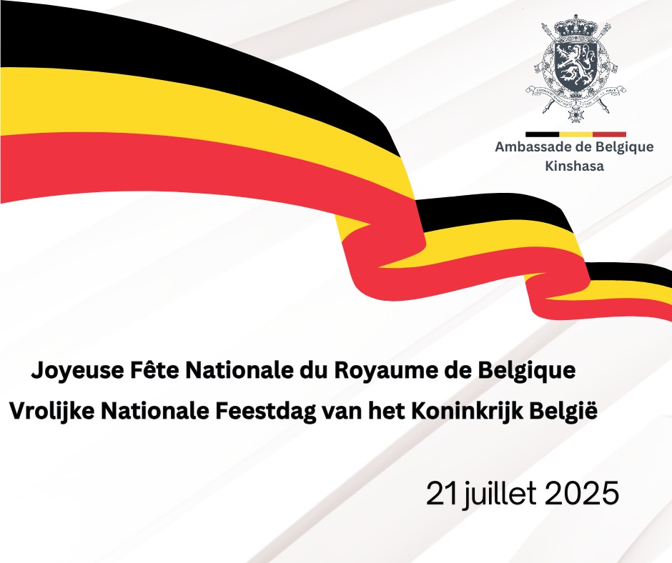 BelgiqueRDCongo's tweet image. 🇧🇪 Bonne fête nationale à tous les Belges d’hier, d’aujourd’hui et de cœur !🎉🍟🍻🧇❤️