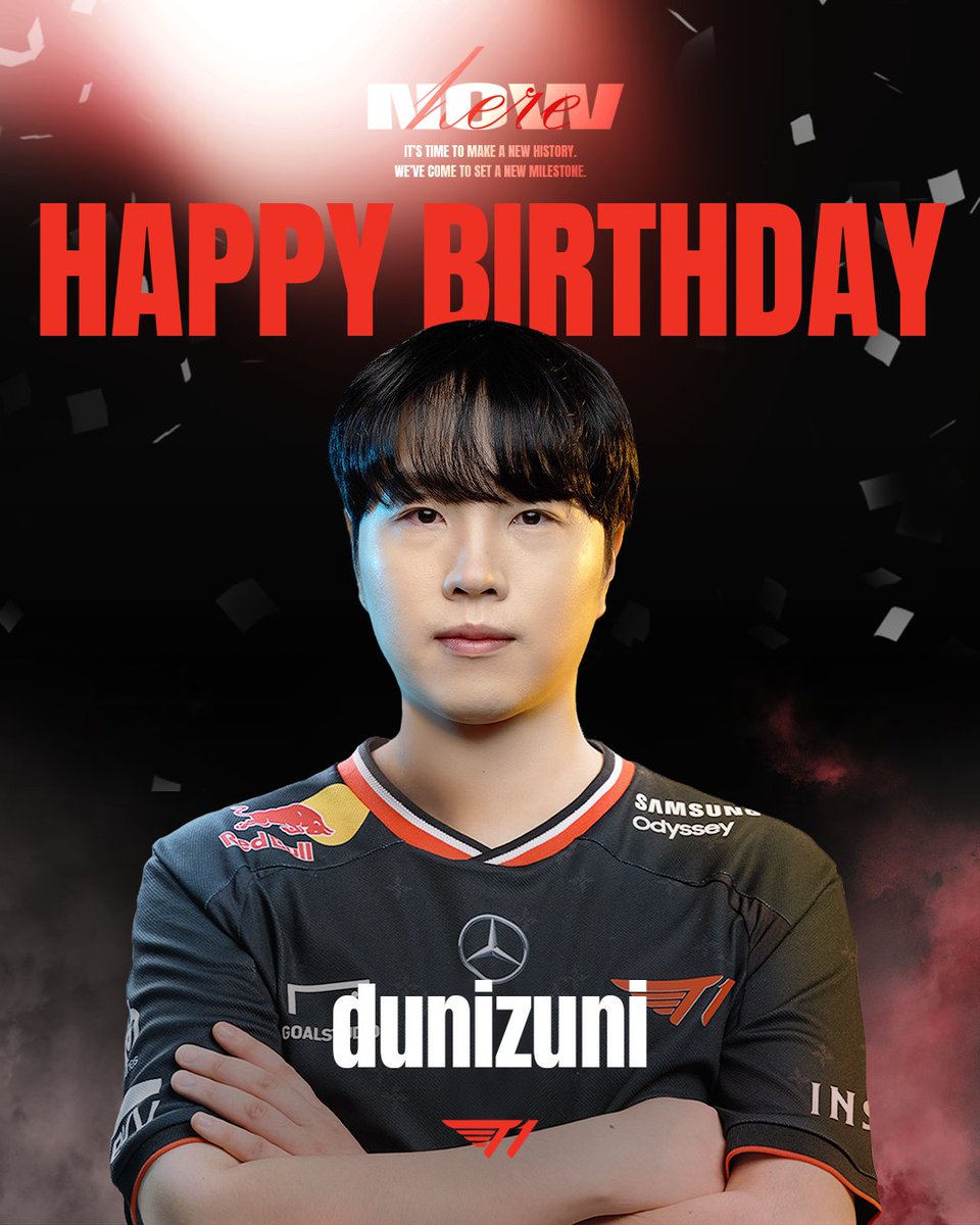 Happy 'dunizuni' Day

7월 22일은 T1 'dunizuni' 선수의 생일입니다!

#TogetherAs1  #T1Birthday
