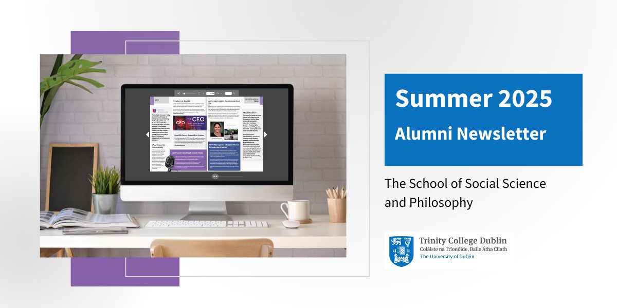 TCDPoliticalSci's tweet image. The @tcd_school_ssp Alumni Newsletter 2025 is now available to read! 📖

It looks back on the School&apos;s achievements over the past academic year. 👏

🔗Read the newsletter here:  tcd.ie/ssp/alumni/new…