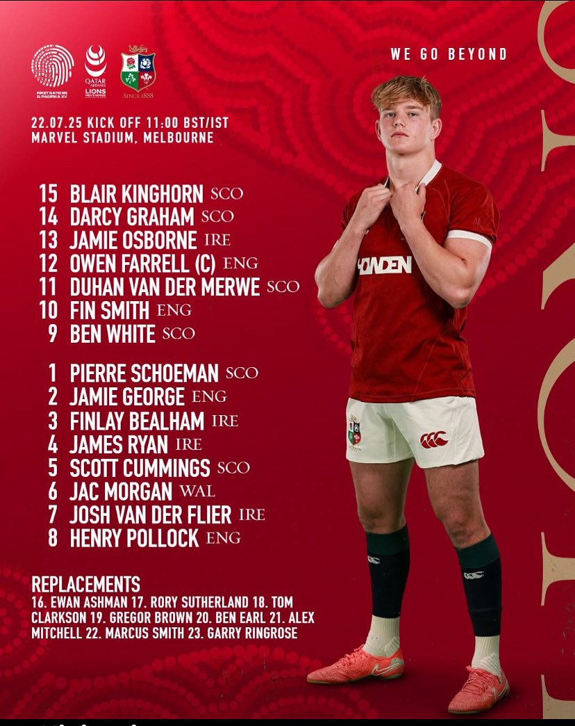 Kidwelly RFC (@rfc_kidwelly) on Twitter photo ๐ฆ Lions on the Hunt! ๐
After a big win vs Australia, the British & Irish Lions face the First Nations & Pasifika XV tomorrow โ Tues, July 22!
๐ Clubhouse open: 10:30 AM๐ Kickoff: 11:00 AM
Come down to cheer them on, great vibes, cold drinks, and a warm welcome!  #KidwellyRFC ๐ฆ Lions on the Hunt! ๐
After a big win vs Australia, the British & Irish Lions face the First Nations & Pasifika XV tomorrow โ Tues, July 22!
๐ Clubhouse open: 10:30 AM๐ Kickoff: 11:00 AM
Come down to cheer them on, great vibes, cold drinks, and a warm welcome!  #KidwellyRFC