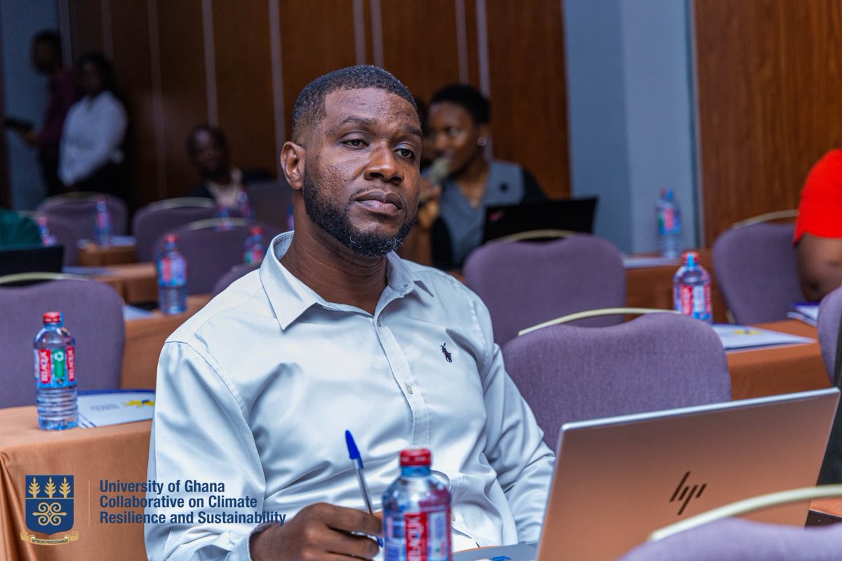 UGCCReS's tweet image. Day 3 at the @UGCCReS Manuals Validation Workshop:
Prof. Albert Ahenkan (@aahenkus) unveiled the draft Climate-Smart Acceleration Curriculum, sparking valuable dialogue among stakeholders.
Together, we're empowering #AfricanYouth for #ClimateSmart innovation. Stay tuned for more.