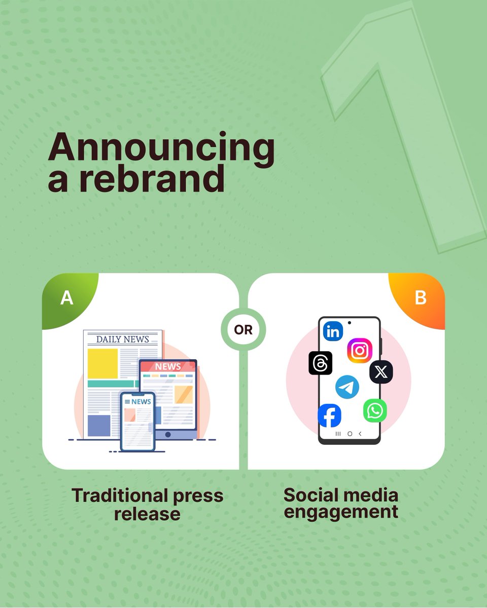 reneepragency's tweet image. Whether it’s a rebrand, crisis comms, or establishing thought leadership, there’s usually more than one way to get the job done.
Which of these would you go with? Share your answers with us in the comments.