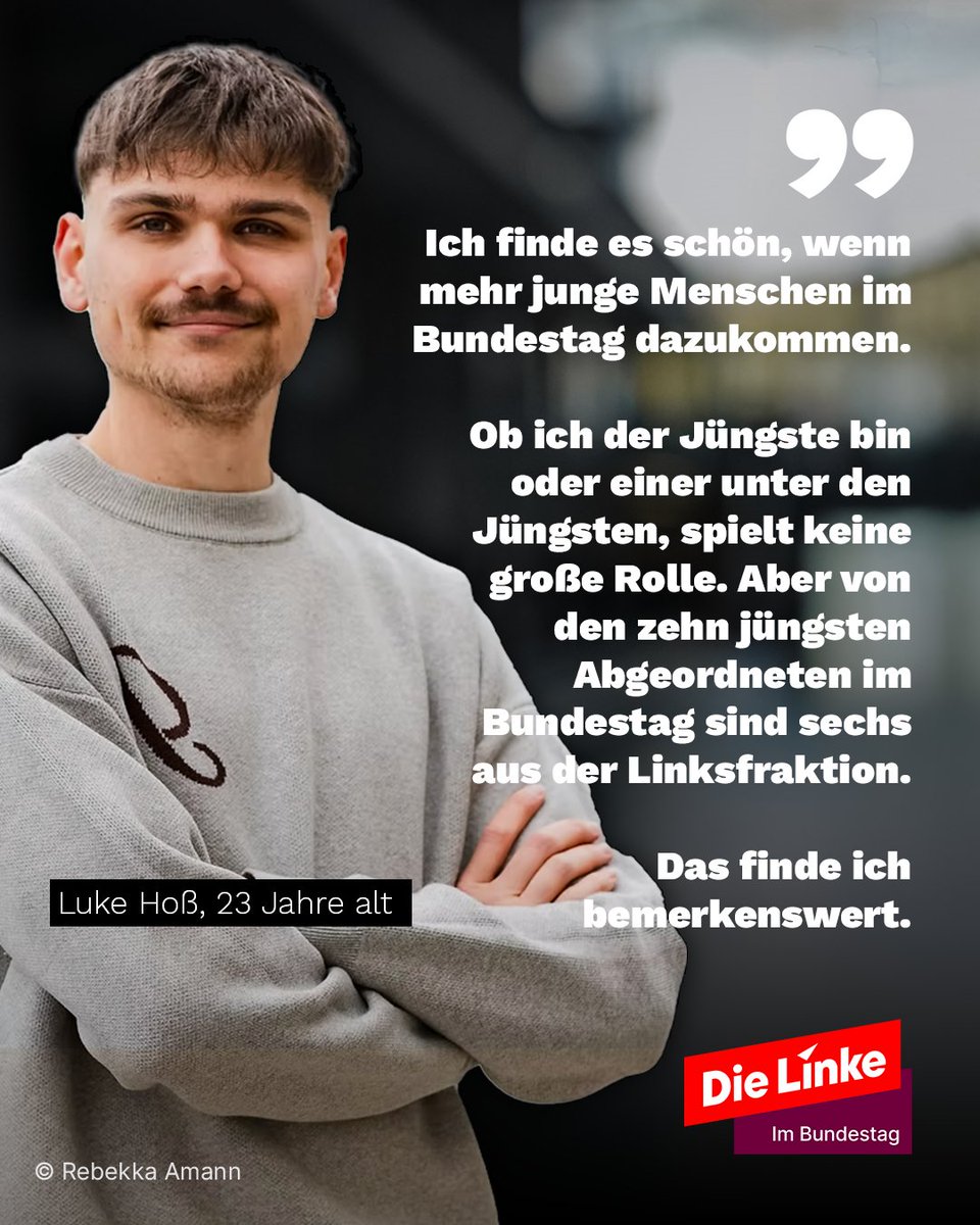 dielinkebt's tweet image. Doppelinterview: der dienstälteste Abgeordnete im Bundestag, @GregorGysi und der - noch - jüngste Abgeordnete Luke Hoß waren bei NTV im Gespräch.
Was Gregor Gysi jungen Abgeordneten rät und wieviel Luke Hoß am Ende des Monats auf dem Konto hat, erfahrt ihr hier:…