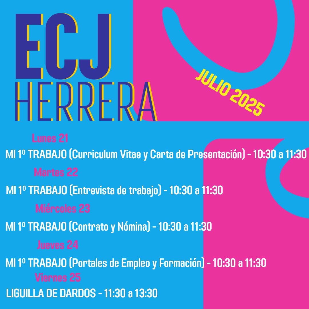 📅👆 Mira nuestra agenda semanal y estáte al tanto de la jarana💥
Achx, vente al espacio y no te pierdas naaaada 🤪
@junta_ex <a href="/cultura_ex/">Secretaria Ex. Cultura e Turismo</a> @ijextremadura #juventudextremeña #IJEX #ECherrera #juventud #extremadura