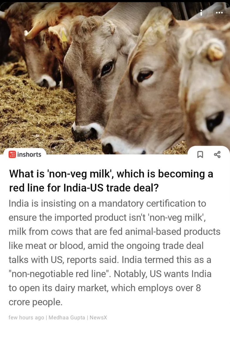 mshree01's tweet image. This non- veg milk will be offered to our deities in the name of Hindutva and Nationalism