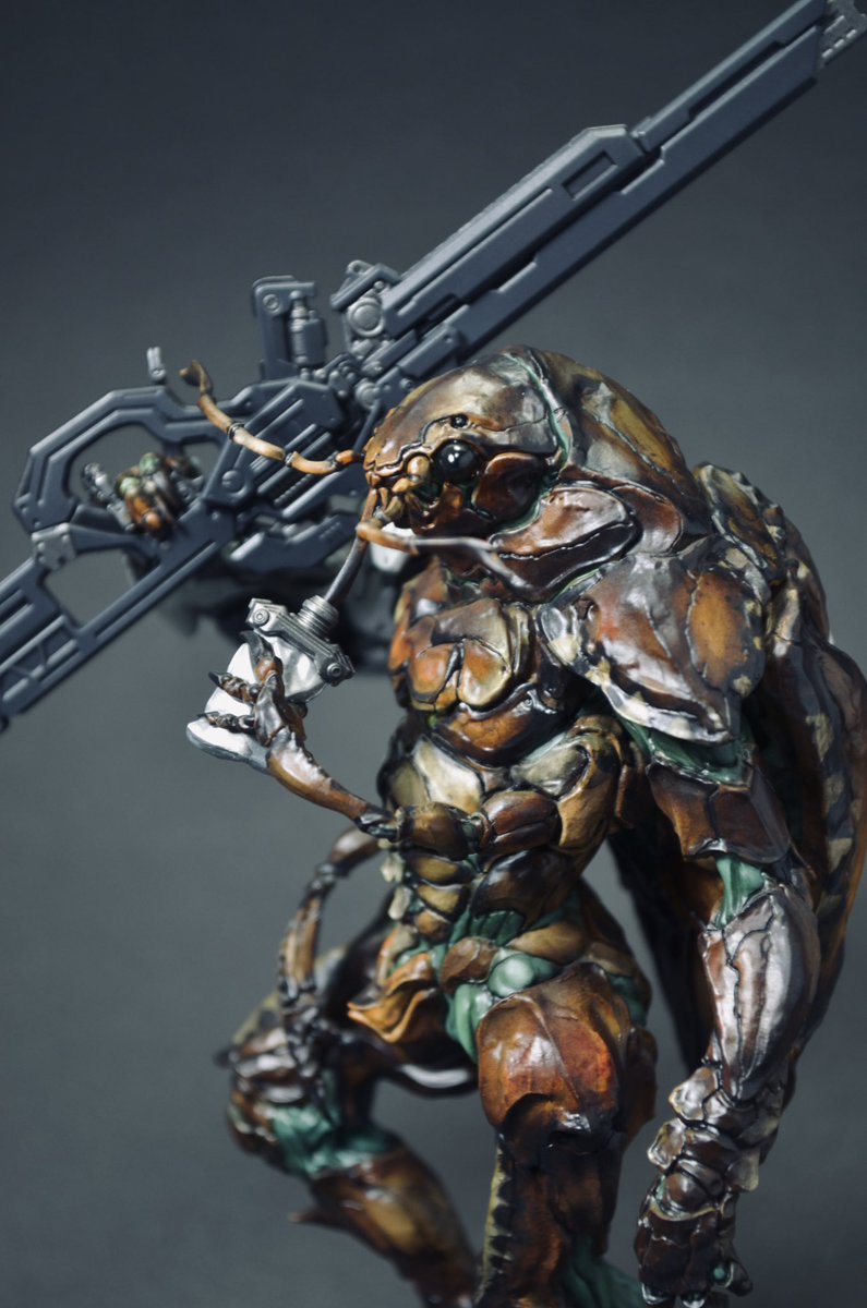 cr_plustic's tweet image. shellvias「シェルヴィアス」
とりあえず塗装の修正終了、前より重厚な感じなったので満足。
こちらのキットは #WF2025S にて再販予定です、お品書きはハサミムシ塗り終えたら出しますのでよろしくお願いいたします!