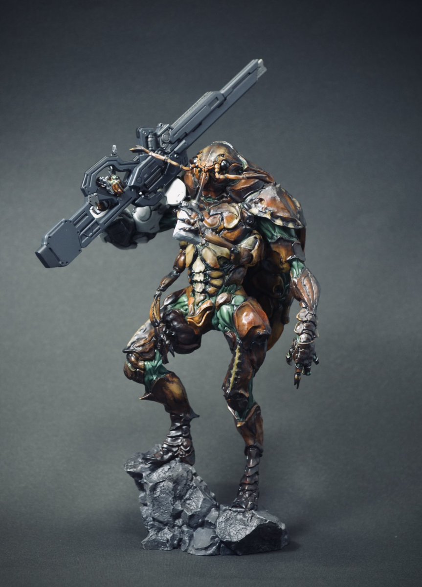 cr_plustic's tweet image. shellvias「シェルヴィアス」
とりあえず塗装の修正終了、前より重厚な感じなったので満足。
こちらのキットは #WF2025S にて再販予定です、お品書きはハサミムシ塗り終えたら出しますのでよろしくお願いいたします!