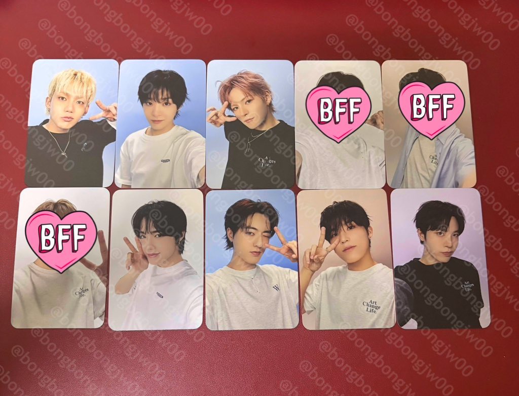 ꔛ wts / พร้อมส่ง ꔛ

การ์ด Wonderwall Ver.A🩵

💎 เมมละ 70
✅️ ว่างทุกเมม
❌ยกเว้น จุนกยู แจฮยอก อาซาฮิ

รับมัดจำ / ผ่อน

📮ค่าเหมาส่ง 30฿
สนใจเมนชั่น/DM🩷
#ตลาดนัดเด็กสมบัติ #ตลาดนัดtreasure