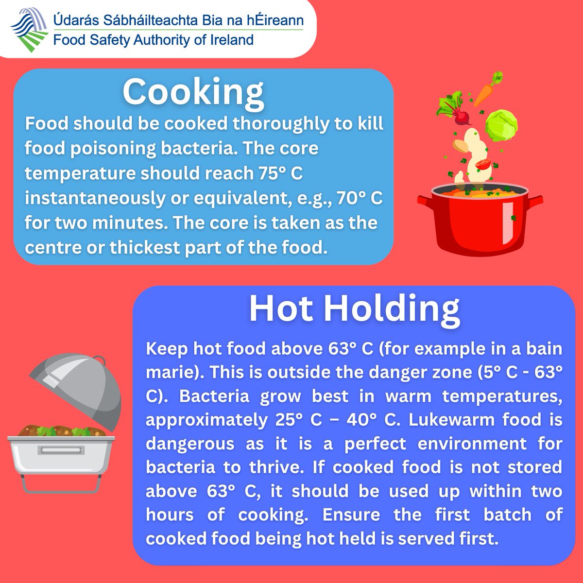 FSAIinfo's tweet image. Temperature control is key to food safety. 🥗🌡️ Keeping food at the right temperature is essential to prevent harmful bacteria from growing. ✅

 👉ow.ly/1MFg50WnwYc  

#FoodSafety #FSAI #TemperatureControl #StaySafe