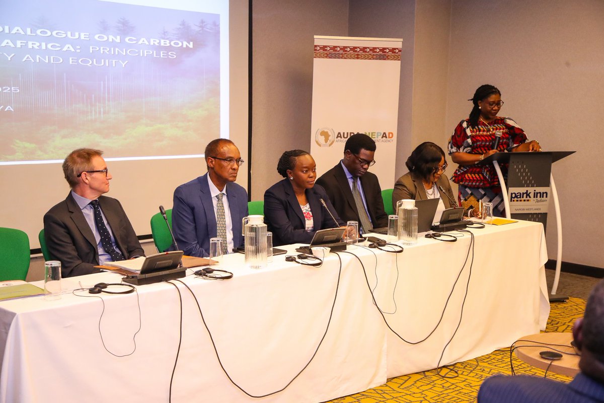 DeboraBarasa's tweet image. At the High-Level Dialogue on African Carbon Markets in Nairobi, I stressed that climate action in Africa must be led by African voices.
Carbon markets must uplift our people, not exploit them. That’s why I back the African Gold Standard: rooted in integrity, equity &…