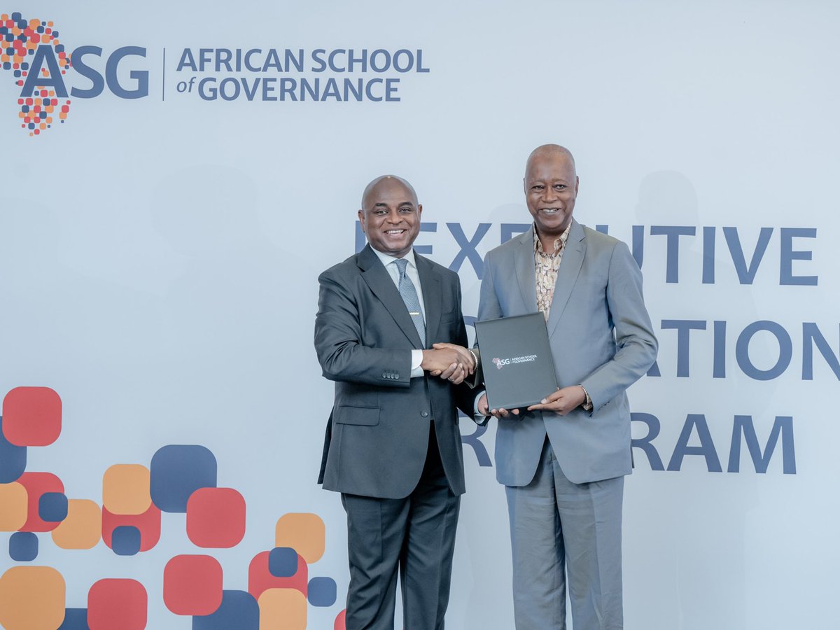Kingsley Moghalu OON (@moghalukingsley) on Twitter photo I’m an alumnus of executive education <a href="/HarvardHBS/">Harvard Business School</a> <a href="/Kennedy_School/">Harvard Kennedy School</a> , <a href="/Wharton/">The Wharton School</a> <a href="/IMD_Bschool/">IMD</a>, <a href="/ChicagoBooth/">Chicago Booth</a> etc. But to have served as faculty <a href="/ASG_Africa/">African School of Governance (ASG)</a> ‘s inaugural ExecEd program Transforming Countries, is an achievement, contribution to ASG, and legacy I will always be proud of I’m an alumnus of executive education <a href="/HarvardHBS/">Harvard Business School</a> <a href="/Kennedy_School/">Harvard Kennedy School</a> , <a href="/Wharton/">The Wharton School</a> <a href="/IMD_Bschool/">IMD</a>, <a href="/ChicagoBooth/">Chicago Booth</a> etc. But to have served as faculty <a href="/ASG_Africa/">African School of Governance (ASG)</a> ‘s inaugural ExecEd program Transforming Countries, is an achievement, contribution to ASG, and legacy I will always be proud of