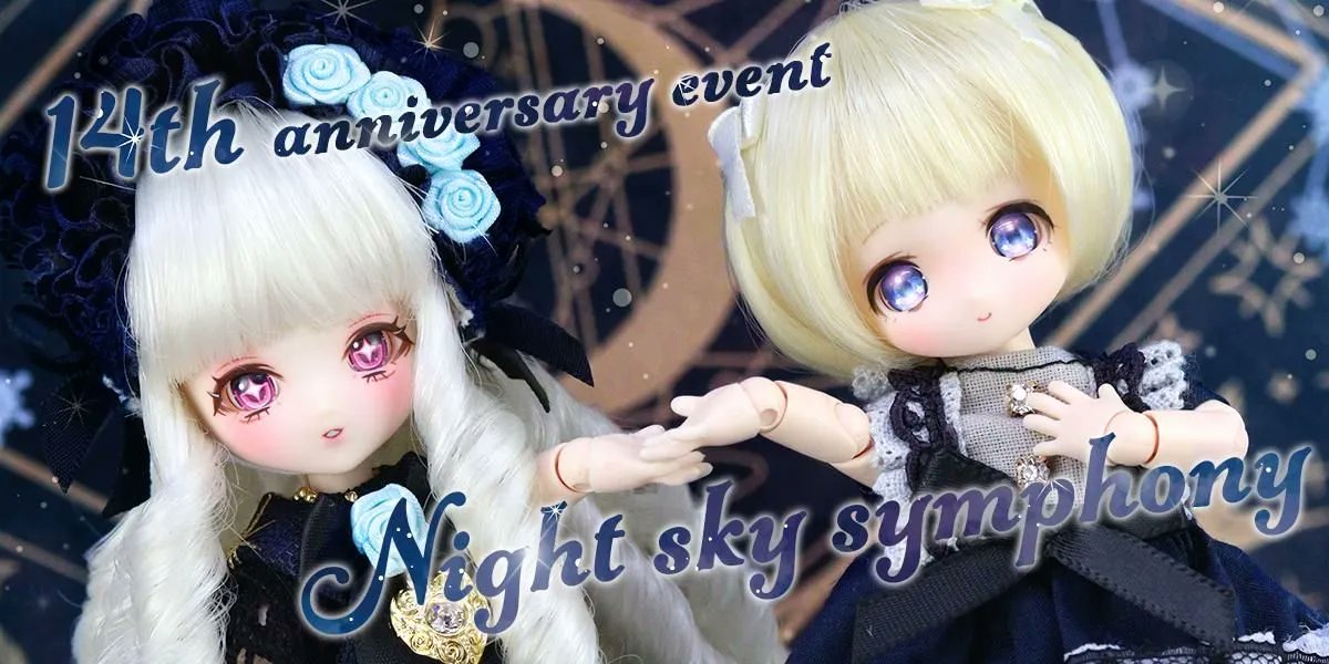DOLLCExDOLLCE's tweet image. 🌟14周年イベント「ナイトスカイシンフォニー」開催中🌙
幻想的なテーマに沿って、作家様よりお預かりしたカスタムドールやお洋服、小物がずらり✨
夜空に響くシンフォニーのように、心ときめく一点ものたちをぜひご覧ください🎻🌌
doll.shop-pro.jp/?mode=grp&gid=…