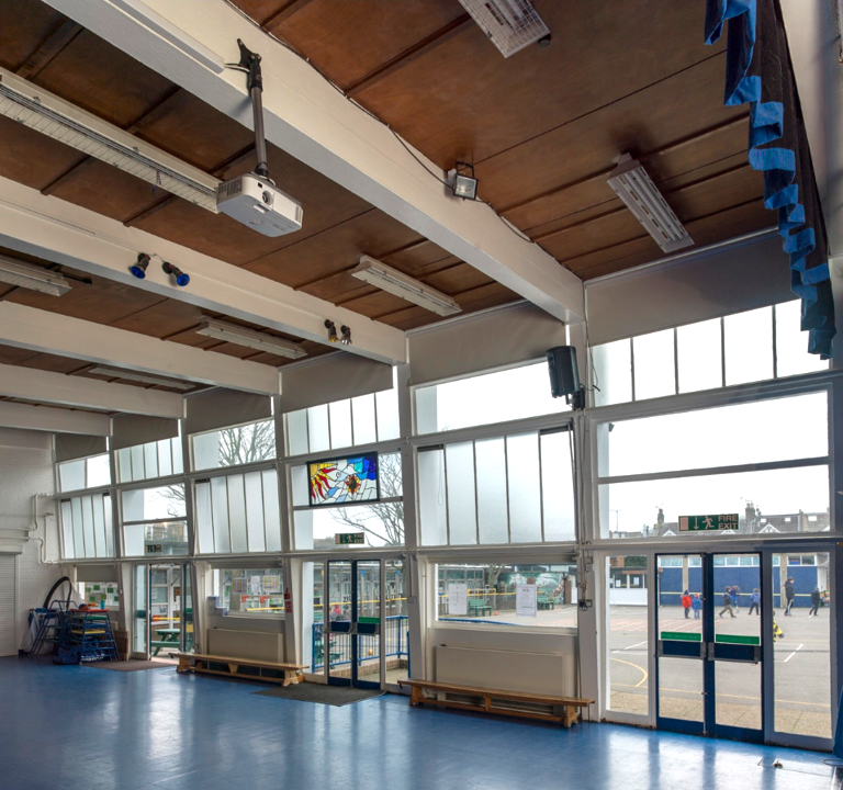 C20Society's tweet image. Parents and teachers at the Grade II listed Brandlehow Primary (1950-51) in Putney, Wandsworth, have launched an urgent appeal to repair the ageing roof of the school.
One of only three schools in the UK by Erno Goldfinger, he designed a complete building system of pre-stressed…