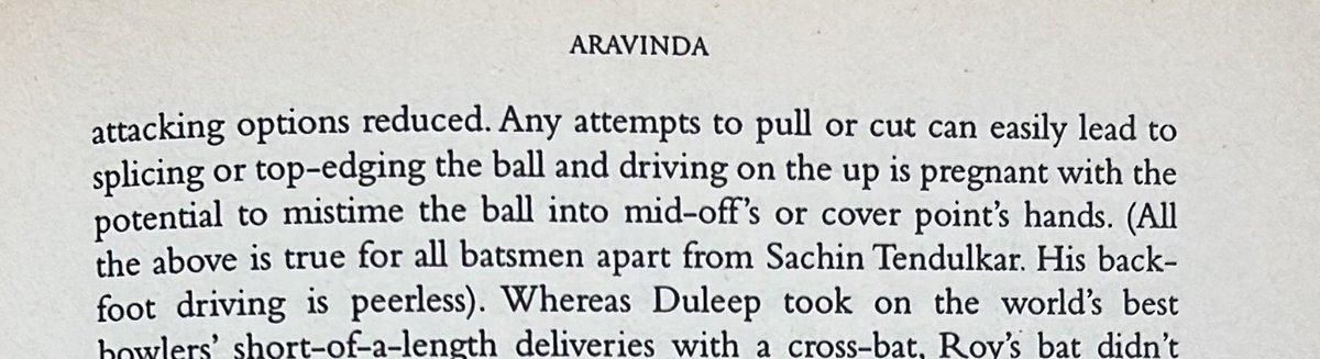 Sachin Tendulkar's backfoot drive.