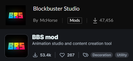 This is huge! 🤯
It has been less than a year, and BBS mod already was downloaded over 100,000 times! 😍
Thank you so much! 💖