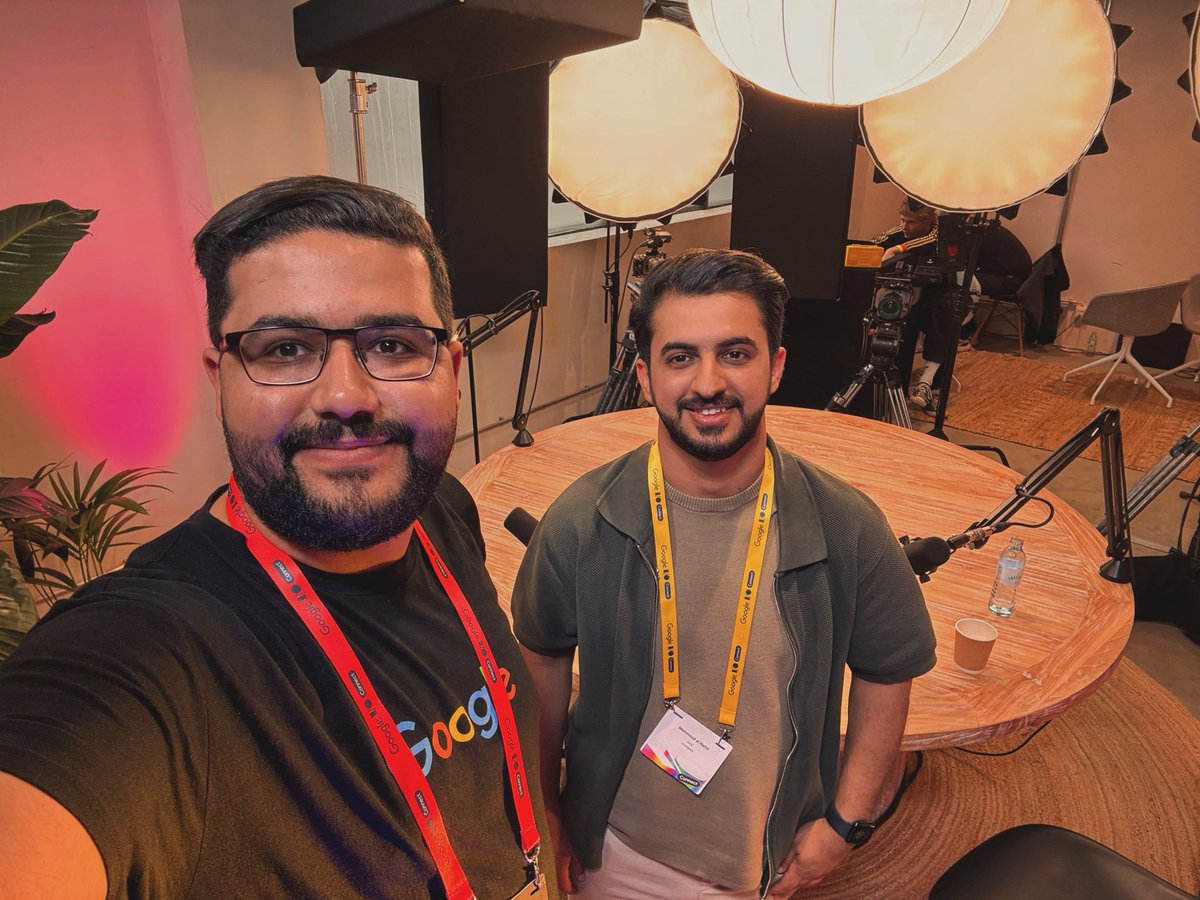 Behind the scenes at #GoogleIOConnectBerlin! 🇩🇪🎙️
We recorded our latest FlutterMENA podcast episode right from the event floor with Mahmoud Al-Nafeie! Get ready for deep dives into AI's new era for apps, #Gemini, #FirebaseStudio, and "Vibe Coding."
Watch now: