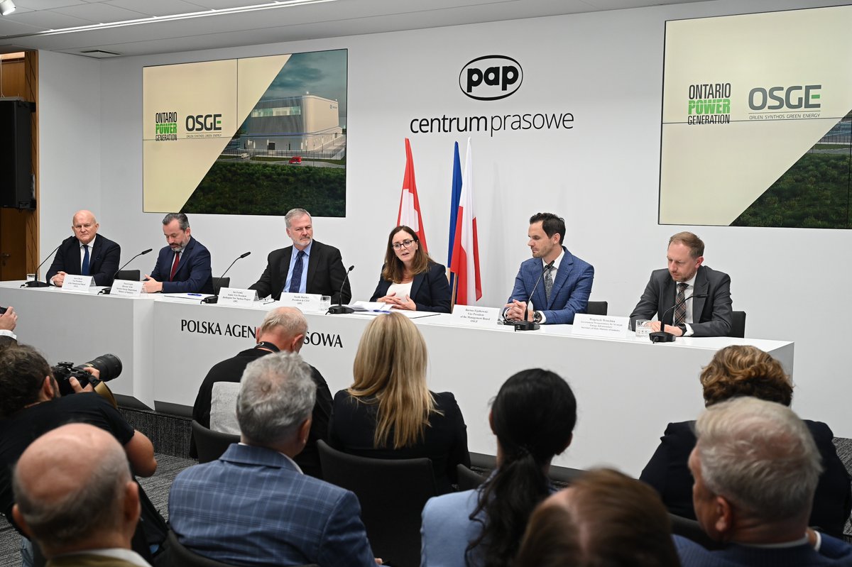ORLEN Synthos Green Energy (@orlen_synthos) on Twitter photo 🇵🇱🇨🇦 Orlen Synthos Green Energy and <a href="/opg/">Ontario Power Gen</a> have signed a Letter of Intent to advance the deployment of <a href="/gvhnuclear/">GE Vernova Hitachi Nuclear Energy</a> BWRX-300 SMRs in 🇵🇱. This agreement sets out the framework for a commercial model to develop and operate SMR facilities, aligning both parties on technical and 🇵🇱🇨🇦 Orlen Synthos Green Energy and <a href="/opg/">Ontario Power Gen</a> have signed a Letter of Intent to advance the deployment of <a href="/gvhnuclear/">GE Vernova Hitachi Nuclear Energy</a> BWRX-300 SMRs in 🇵🇱. This agreement sets out the framework for a commercial model to develop and operate SMR facilities, aligning both parties on technical and