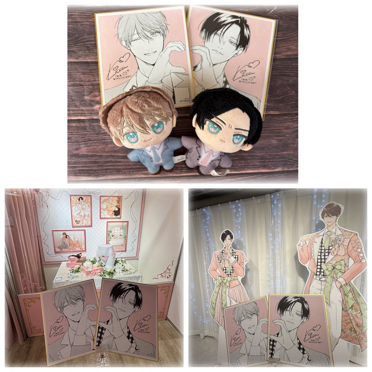 in_sabo10's tweet image. #鬼暴展東京に行ってきました③
先日、FFさんと一緒に行って来ました✨
入場前のポスターでグッズの話して盛り上がり、入場特典、庄司さん、交換してもらい、揃いました💖ぬいと一緒に🫶
#鬼上司・獄寺さんは暴かれたい
#鬼暴展
#あらた六花 先生