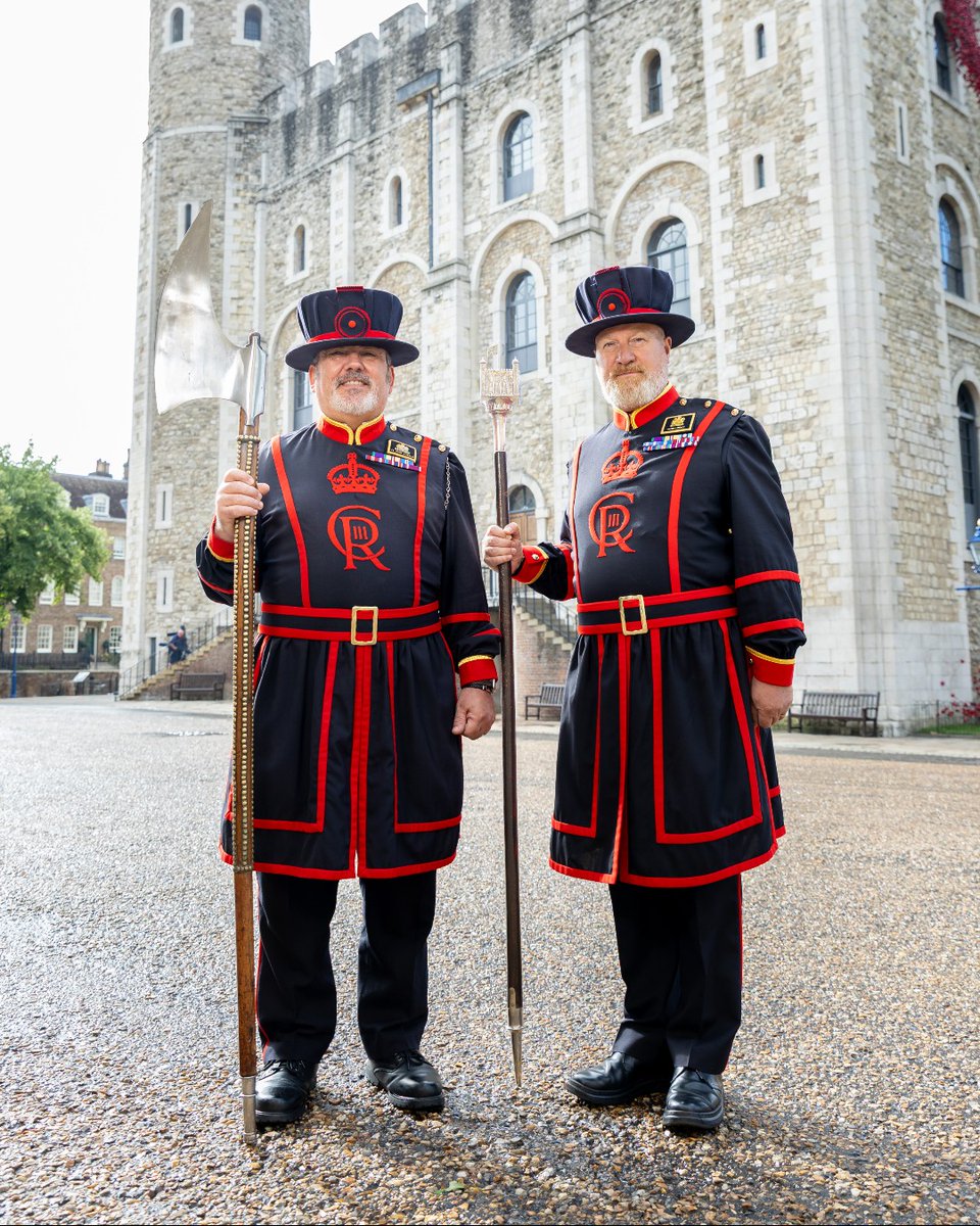 A big Tower of London congratulations to our new Chief Yeoman Warder, Paul Langley, and Yeoman Gaoler, John Donald! 🤩 

Today, we are officially welcoming them into their historic roles leading the Yeoman Body at the Tower of London 🏰

Congratulations both 👏