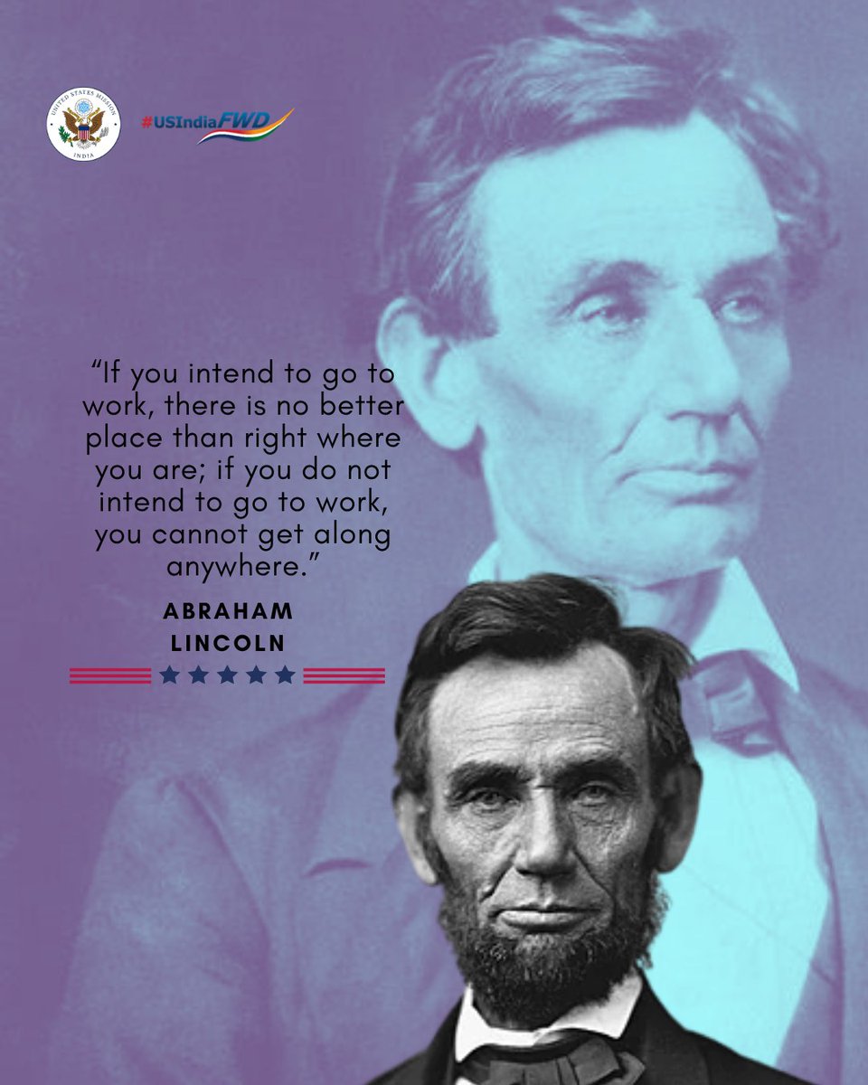 USAndKolkata's tweet image. Celebrating Abraham Lincoln: A Legacy of Leadership and Freedom
Abraham Lincoln, the 16th President of the United States (1861–1865), is a towering figure in American history. Known for his leadership during the Civil War and his pivotal role in the emancipation of enslaved…