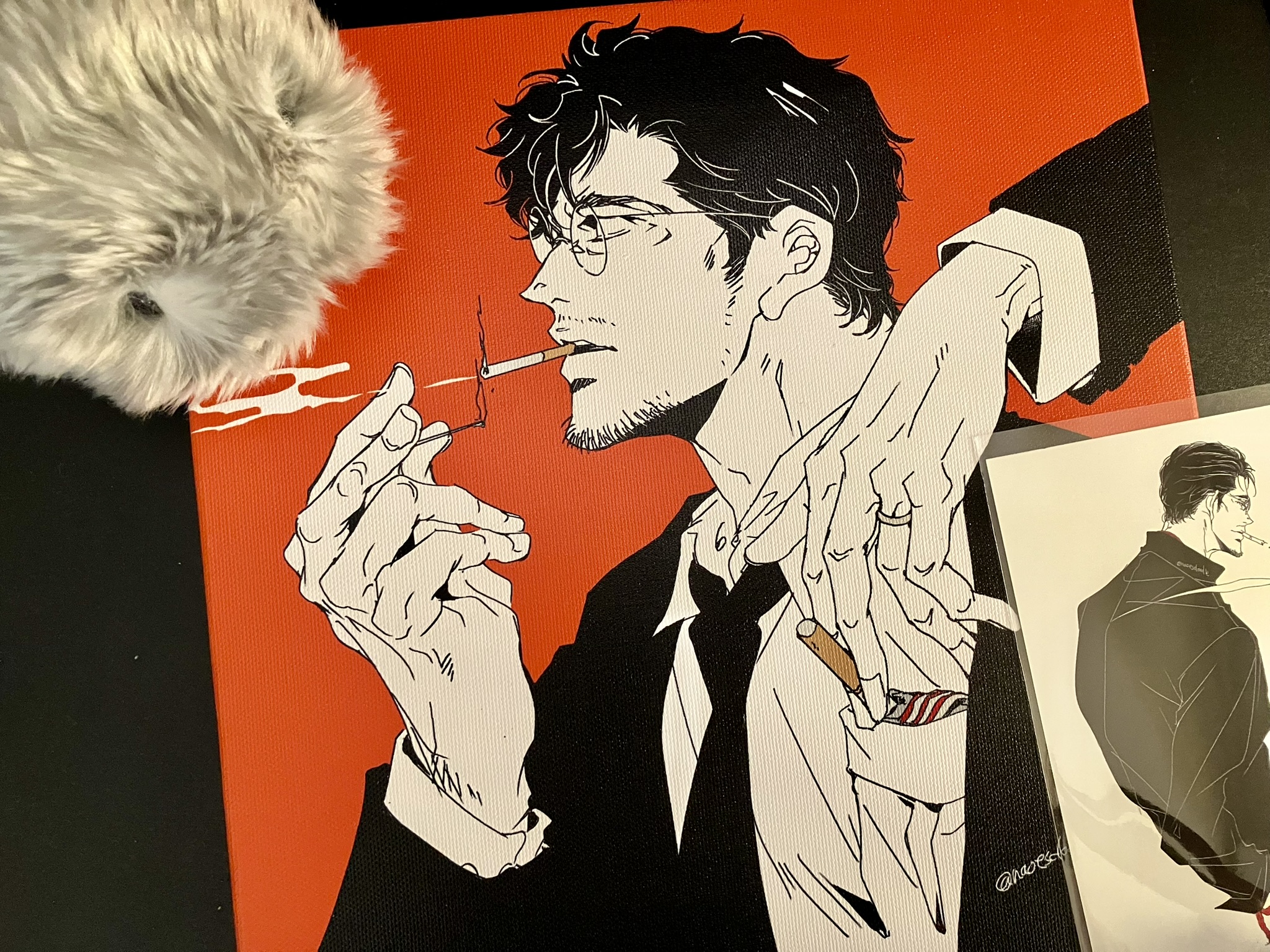 希少 ユキンコアキラ ユズレナイ コブシ 直筆サイン入り 肉筆 絵画 アート 希少 ユキンコアキラ ユズレナイ コブシ 直筆サイン入り 肉筆