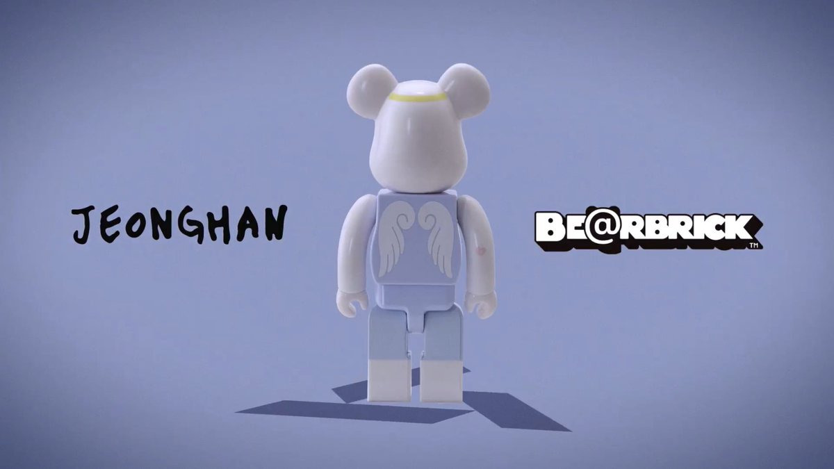 seventeen x bearbrick 10th anniversary special collaboration #정한