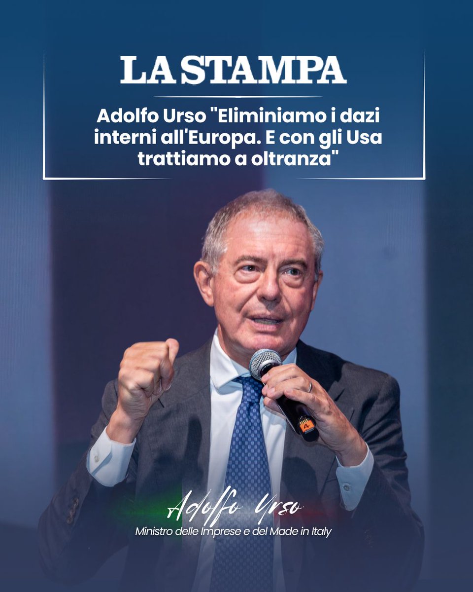 adolfo_urso's tweet image. Oggi a #Berlino e giovedì a #Parigi per condividere le linee di politica industriale e per le riforme UE.
Le tre grandi nazioni europee, fondatrici della nostra Unione, devono agire insieme, con piena comunità di intenti e comune #visione strategica.
La mia intervista per…
