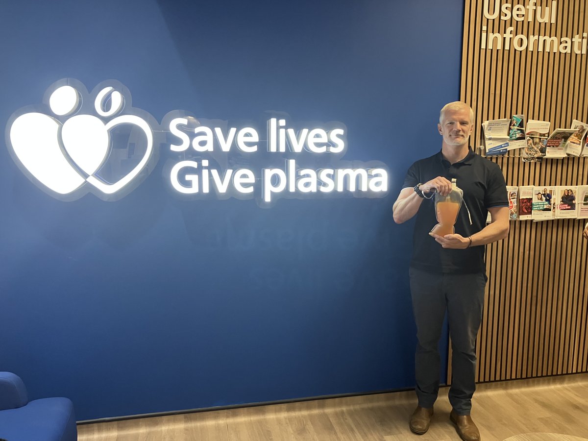 AlistairCarns's tweet image. On Friday, I made my first-ever plasma donation with @GiveBloodNHS – a simple act that can help save lives and reduce our reliance on imported medicines.
If you're in the West Midlands, please consider donating too. It’s quick, easy, and vital.
👉 blood.co.uk…