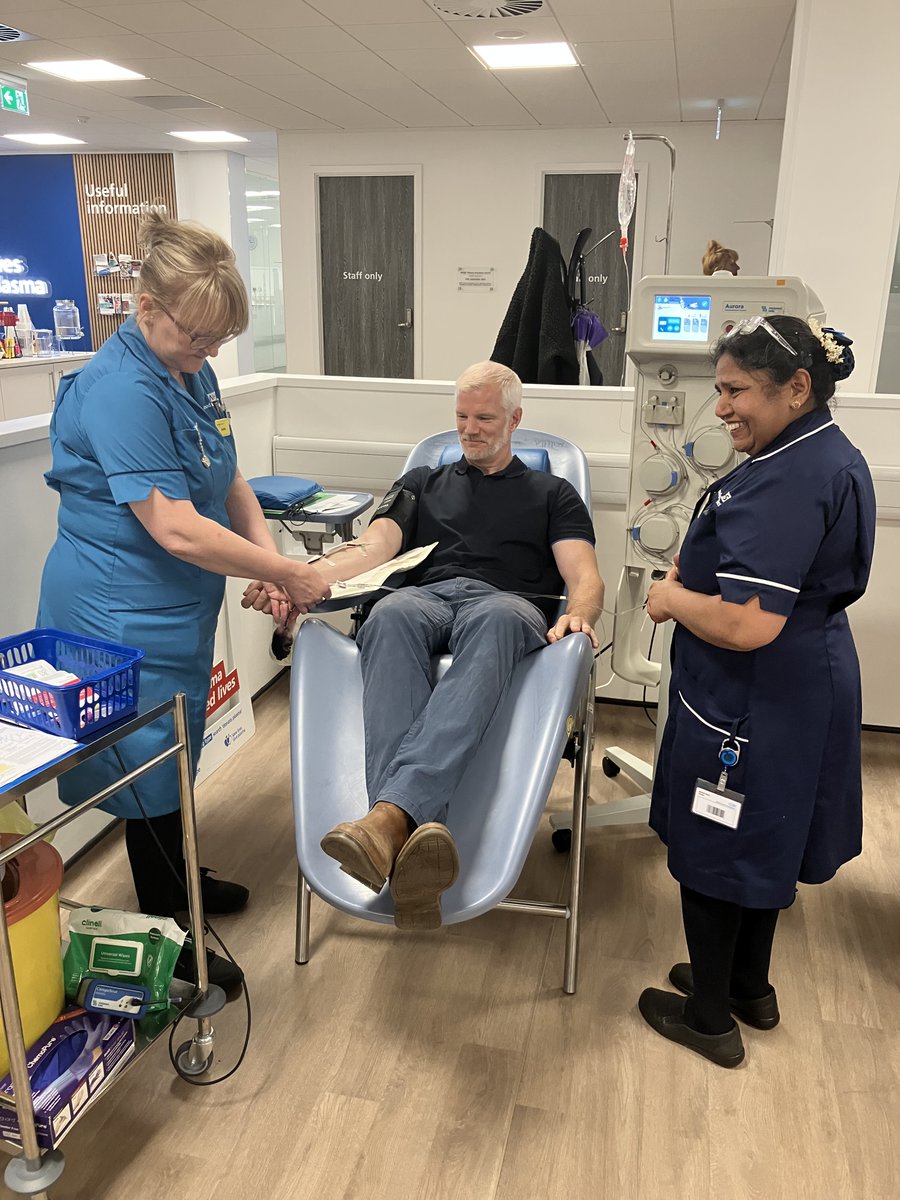 AlistairCarns's tweet image. On Friday, I made my first-ever plasma donation with @GiveBloodNHS – a simple act that can help save lives and reduce our reliance on imported medicines.
If you're in the West Midlands, please consider donating too. It’s quick, easy, and vital.
👉 blood.co.uk…