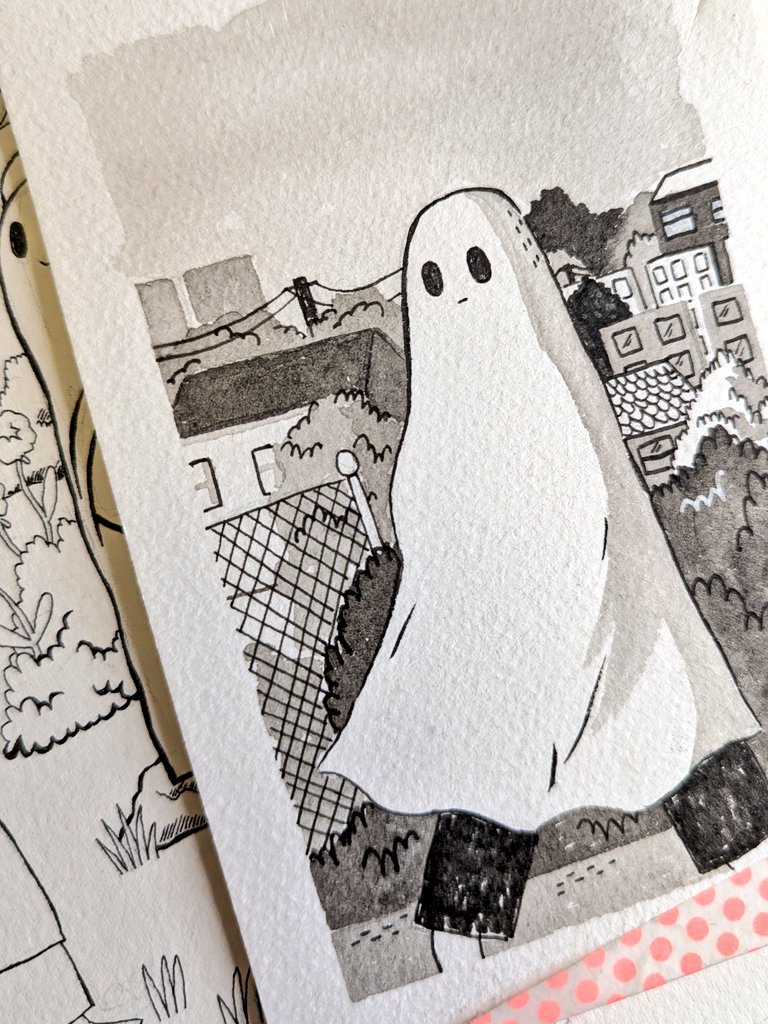 thesadghostclub's tweet image. In case you didn't know - I really like drawing ghosts. And wearing caps with ghosts on.
Said caps are available here - thesadghostclub.com
