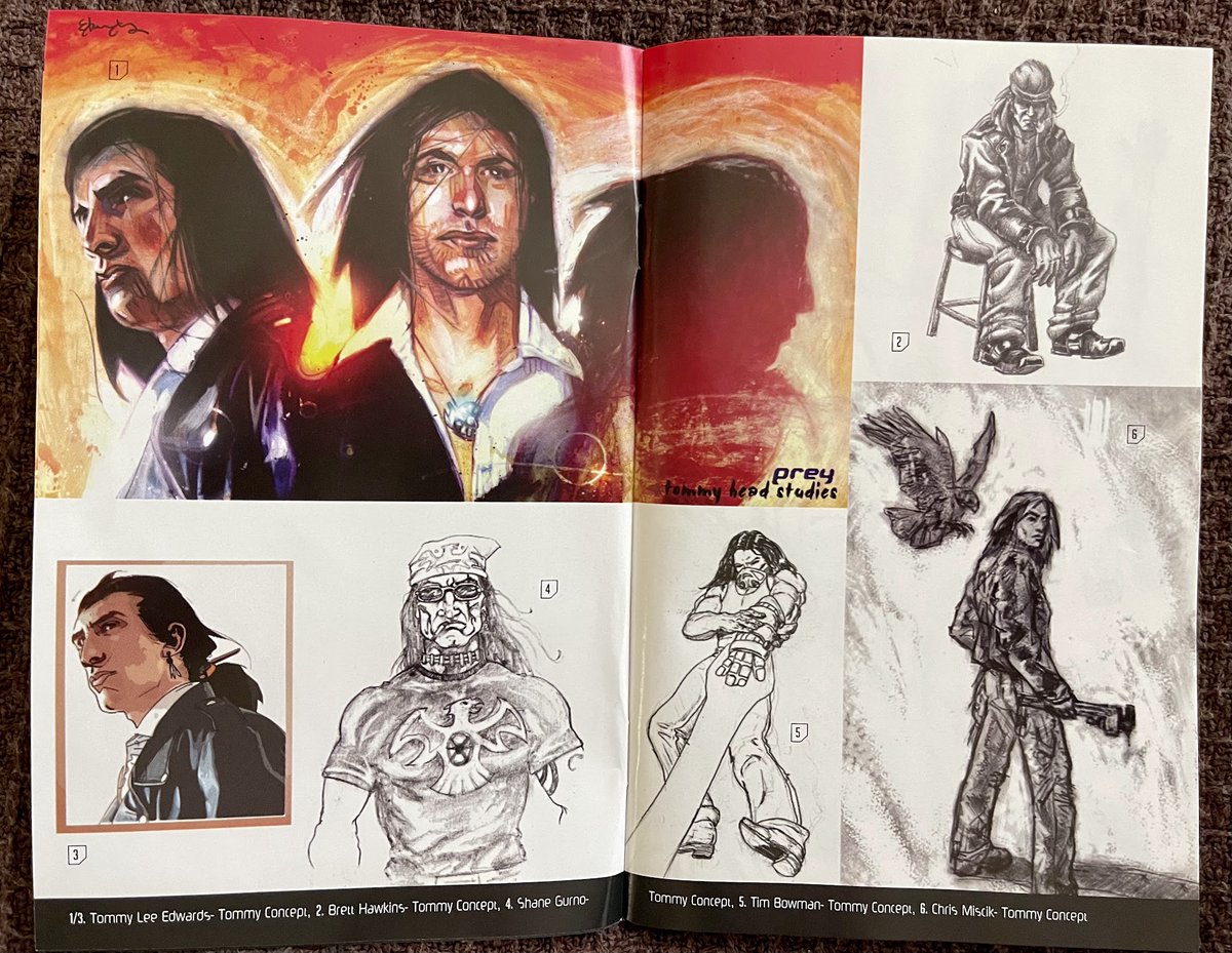 ScottApogee's tweet image. A few of our early concepts for Tommy, for the original Prey (2006).