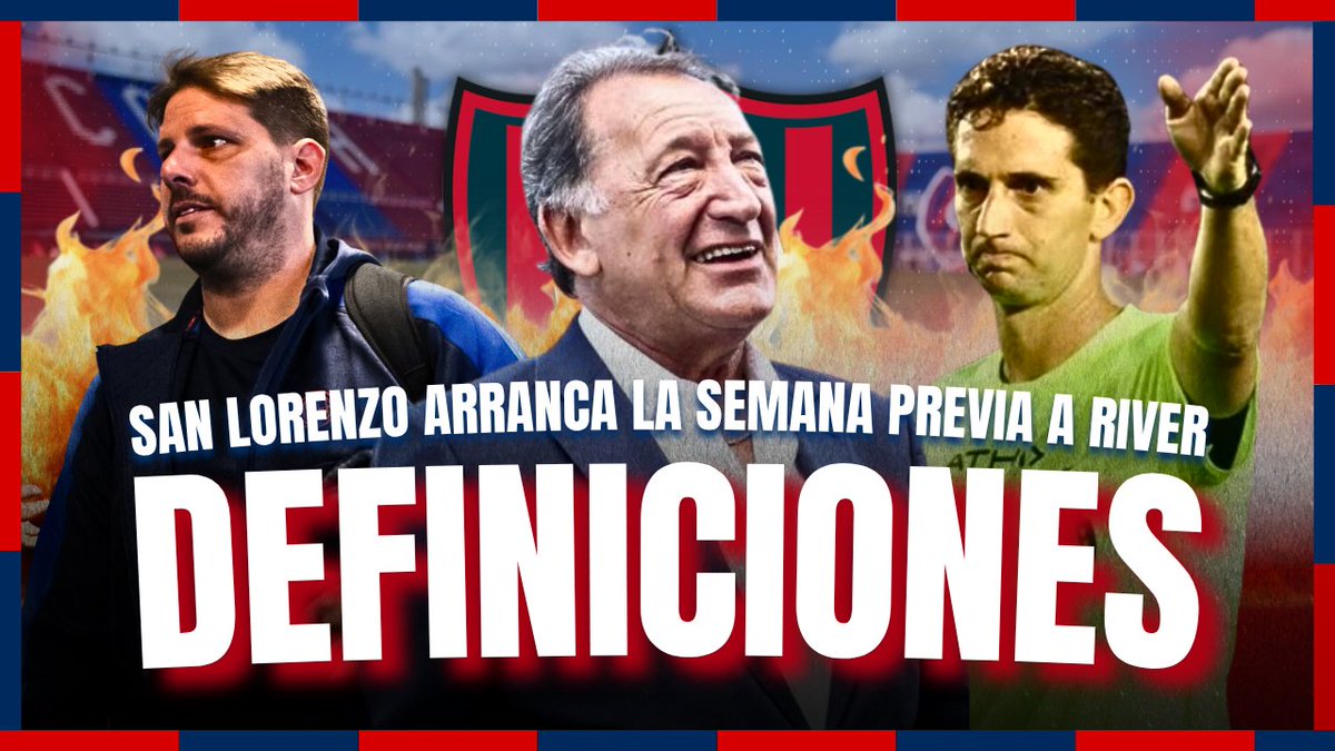 lacicloneta's tweet image. 🔵🔴 ARRANCA UNA SEMANA IMPORTANTE
Estamos en vivo con @lea_alves y @RomanKotler con mucha información de #SanLorenzo:
📹youtube.com/live/YSgeqtPta…