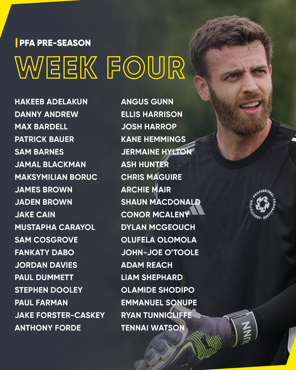 PFA's tweet image. 38 free agents are joining us for week 4โฃ of PFA pre-season at @Champneys Springs. ๐ค
