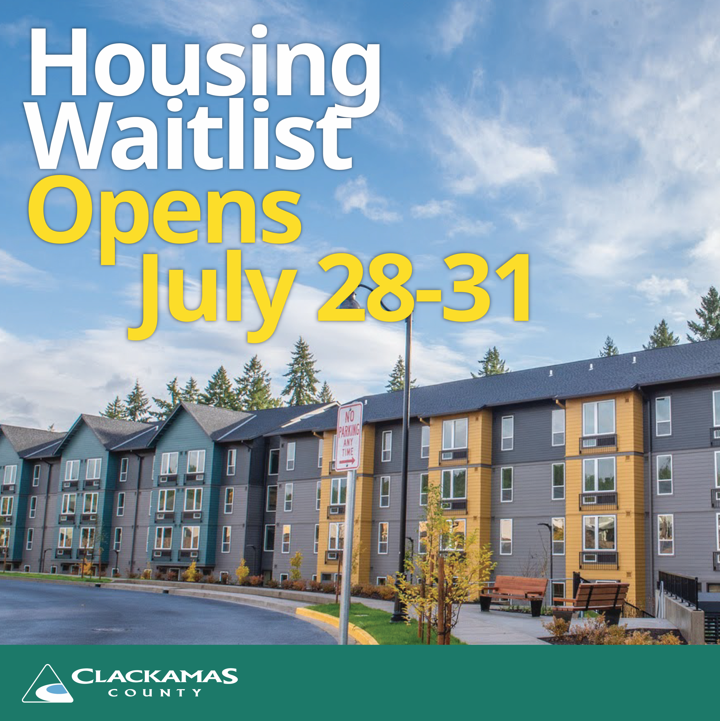 clackamascounty's tweet image. #ClackCo is opening its housing waitlist next week! All individuals that meet low-income criteria should apply, this list will be drawn from for years. Forthcoming available units in Happy Valley, Milwaukie and Oregon City. Full info at bit.ly/3IxL5w0