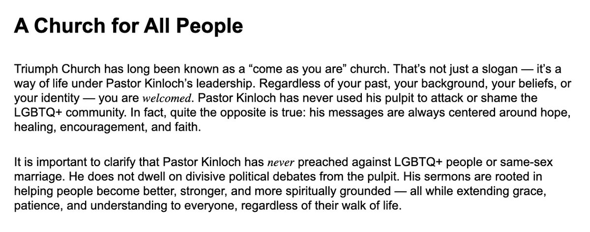 PolarBarrett's tweet image. Hodari Brown sent a long response to our recent reporting about Rev. Kinloch's stance on LGBTQ marriage. Here's the argument for Kinloch's church leadership being an asset, something I've heard voters question.